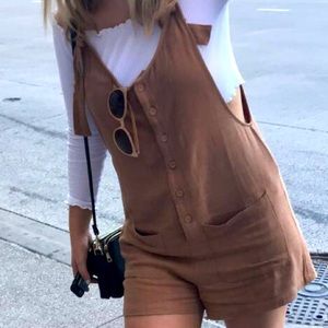 **2/$15** Forever 21 Overalls Shorts